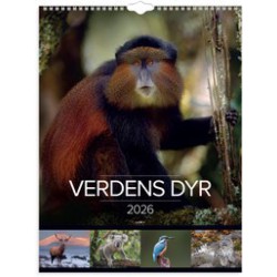 VÆGKALENDER VERDENS DYR 2026