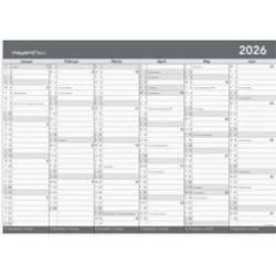 BASIC KONTORKALENDER M WHITEBOARDFUNKTION A2 2026