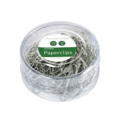 PAPIRCLIPS 26MM 100 STK SØLV