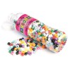 KONGOMIX STORE PERLER I FLASKE M KLARE FARVER 714165