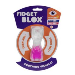 FIDGET BLOX SQUISHY TIMEGLAS RØD