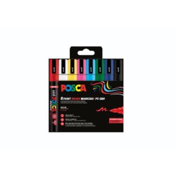 POSCA BRUSH PC-5BR - 8 PCS SET