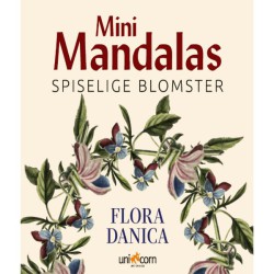 Mini Mandalas Spiselige Blomster – farverige motiver til ro.