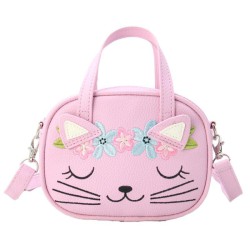 Kat taske rosa med broderier