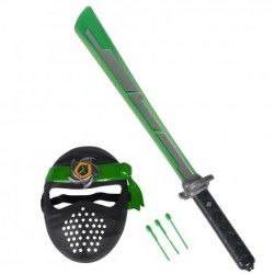 NEXT NINJA SVÆRD OG MASKE GRØN