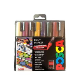 POSCA PC-5M stregbredde: 1,8-2,5 mm.