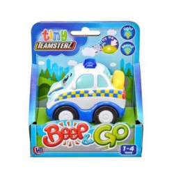 TINY TEAMSTERZ BEEP AND GO POLITI BIL