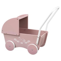 KREA DUKKEVOGN LYSERØD 55 CM