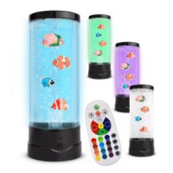 STOR LAMPE MED FISK 71207