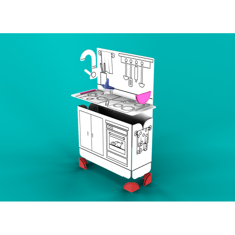 DollsWalls Designer Køkkensæt