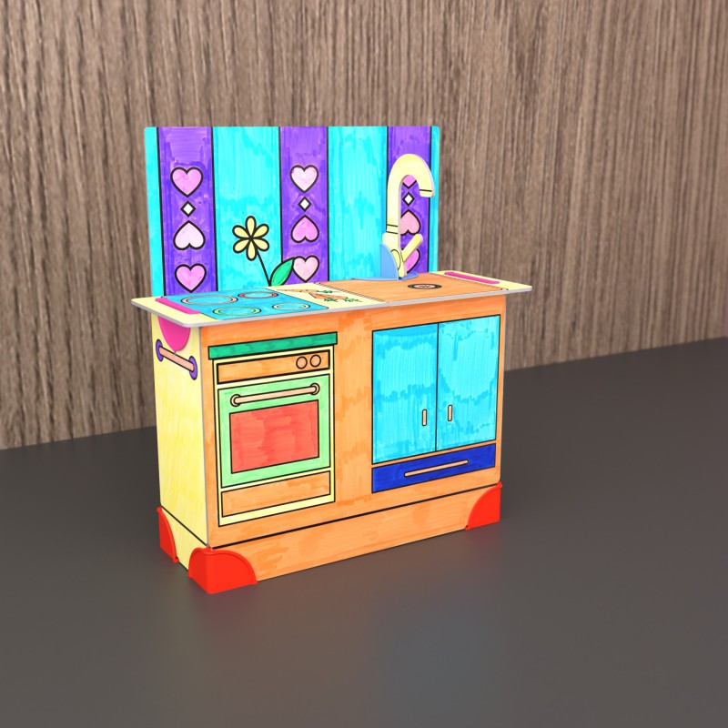 DollsWalls Designer Køkkensæt