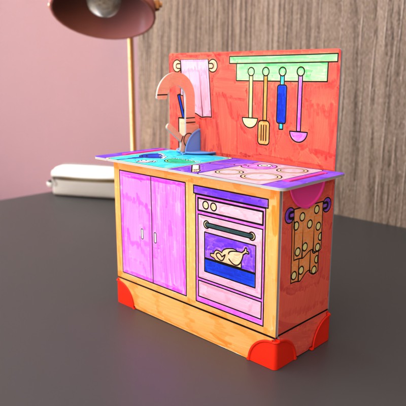 DollsWalls Designer Køkkensæt