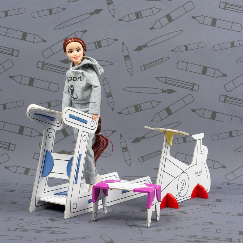 DollsWalls Designer Fitnesssæt