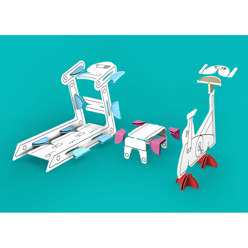 DollsWalls Designer Fitnesssæt