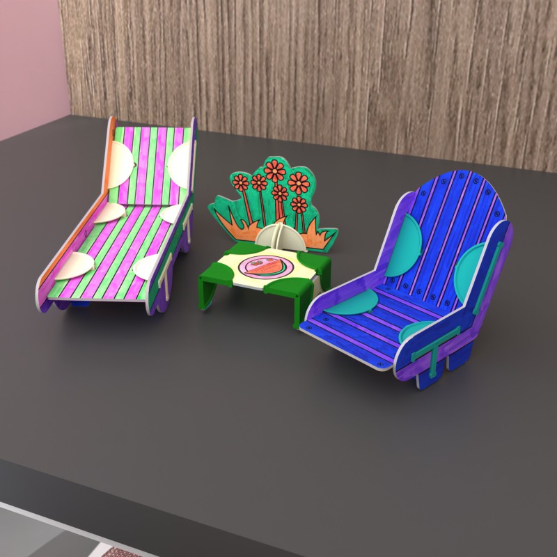 DollsWalls Designer Havesæt