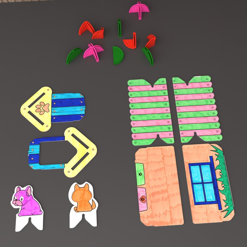 DollsWalls Designer Hundehussæt