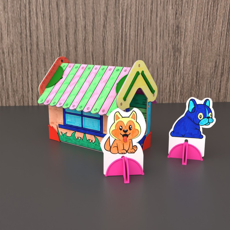 DollsWalls Designer Hundehussæt