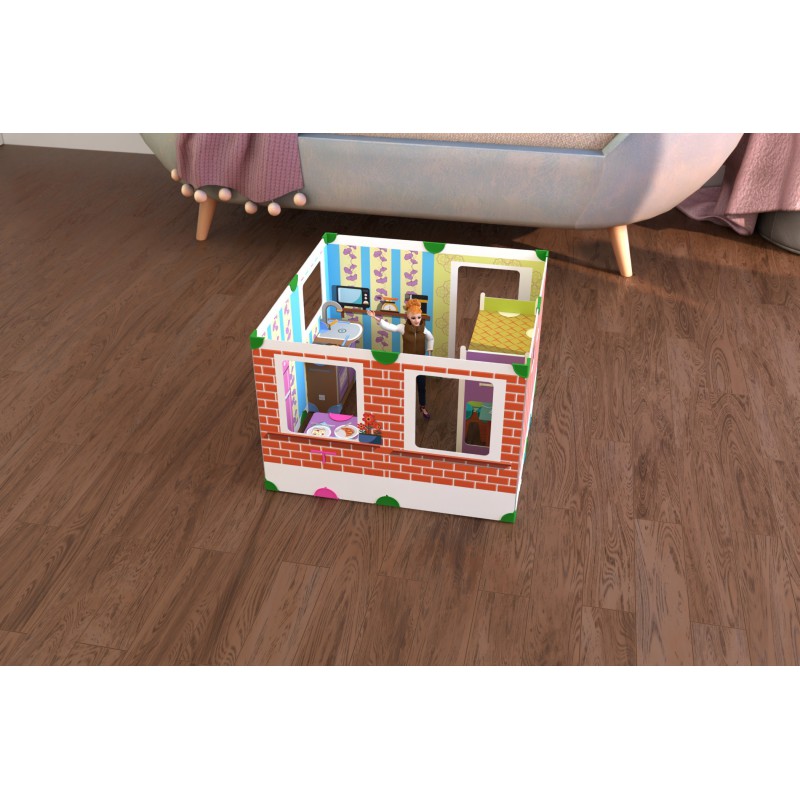 DollsWalls MEGA Studielejlighed Startsæt + Dukke