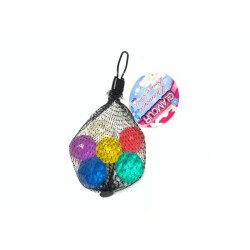 Hoppebolde i net 6 stk