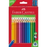 Jumbo farveblyanter fra faber-castell med 30 forskellige farver.