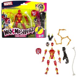 14 cm MixMashers Spider-Man figur med udskiftelige dele.