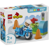 10471 Blå Politi motorcykel Duplo