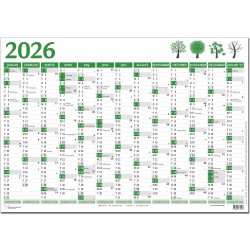 Vægkalender A2 13 Måneder 2026