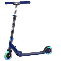 Løbehjul RASK 120 mm Blå med Lys i hjulene