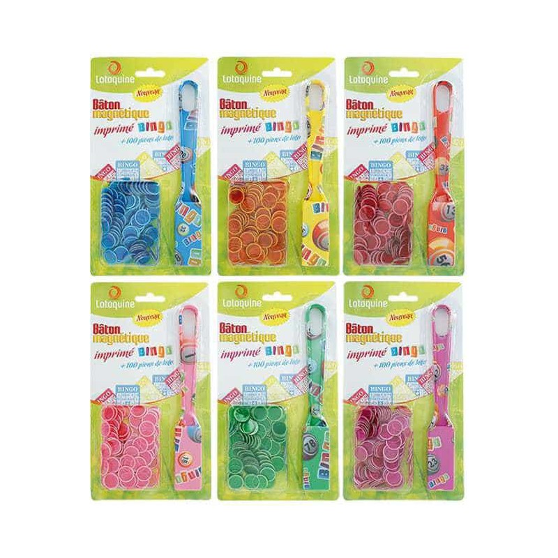 Bankomagnetstang Med 100 Brikker Ass