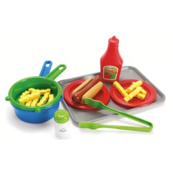 Hotdog på bake legesæt med 22 dele