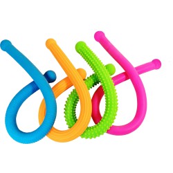 Fidget elastiske gummi nudler 4 stk