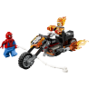 76335 Spider-Man mod Ghost Rider på motorcykel