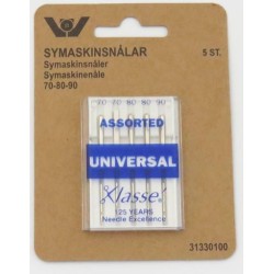 Universelle symaskinenåle str. 70–90 – 5 stk.