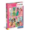 Disney prinsesse puslespil 2x60 brikker skarp pris → Bakkeleg