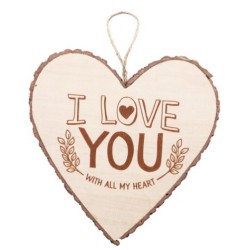 I LOVE YOU TRÆHJERTE