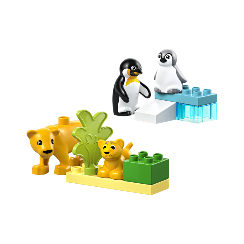 10442 dyrefamilier løver og pingviner Skarp pris → Bakkeleg