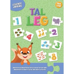 Farverig og engagerende talleg, der kombinerer visuel genkendelse med læring.