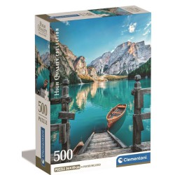 Puslespil - Braies lake Skarp pris → Bakkeleg