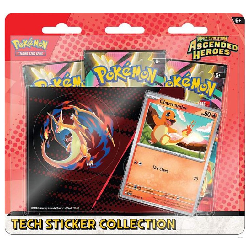 Pokemon Blister Pack - Charmander (3 Boosters)