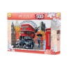 Puslespil 500 brikker London skarp Pris → Bakkeleg