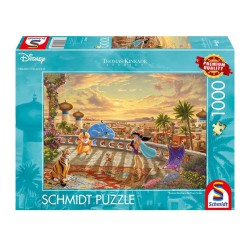 Puslespil 1000 brikker Aladdin og Jasmin