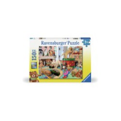 150 XXL brikker med et smukt ulvemotiv.