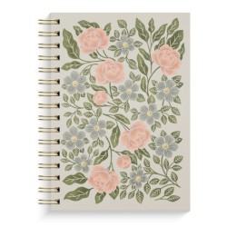 NOTESBOG A5 HÅNDMALEDE BLOMSTER