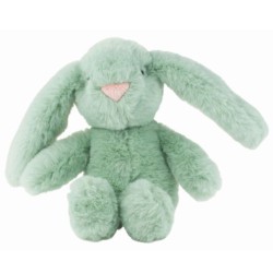 Tinka Baby grøn kanin 18 cm – blød og krammevenlig.