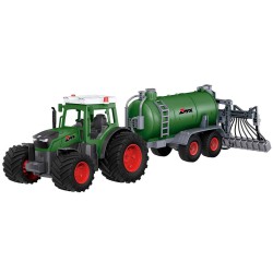 TRAKTOR MED GYLDETANK OG "VANDSPREDER" R/C Skarp pris→Bakkeleg