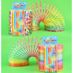 Shiny Spring Rainbow legetøj | Sjov og farverig leg | Bakkeleg