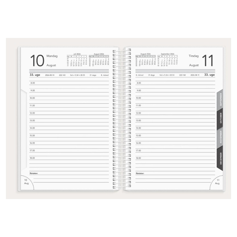 Studie dagkalender 2026/2027 side