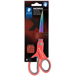 Norix saks 21 cm rød | Skole- og hobbyværktøj | Bakkeleg
