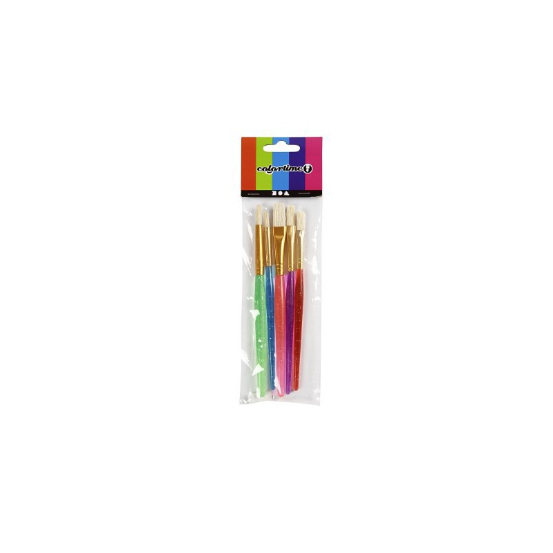 Kids Paint Brushes – 5 stk. børnepensler | Bakkeleg