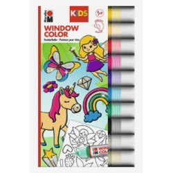 Marabu Fun & Fancy Glitter Fairy 10x25 ml + motiver | Bakkeleg